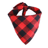 Classic Red Black Plaid Bandana