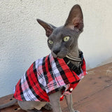 Classic Plaid Cat Clothes